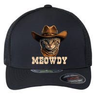 Cowboy Cat Meowdy Flexfit Unipanel Trucker Cap