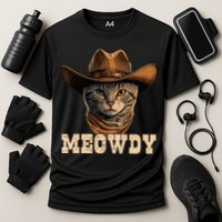 Cowboy Cat Meowdy Cooling Performance Crew T-Shirt