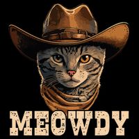 Cowboy Cat Meowdy Cooling Performance Crew T-Shirt