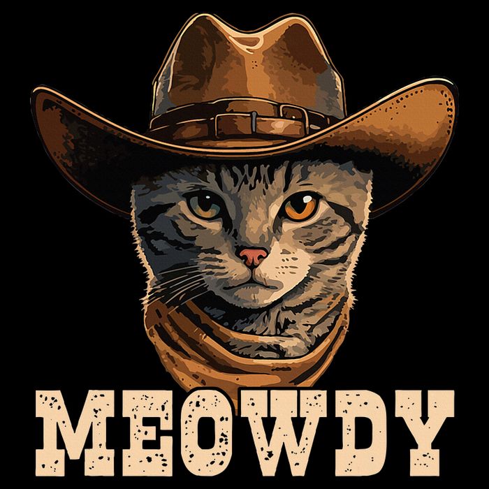 Cowboy Cat Meowdy Cooling Performance Crew T-Shirt