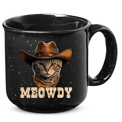 Cowboy Cat Meowdy 15oz Campfire Ceramic Mug