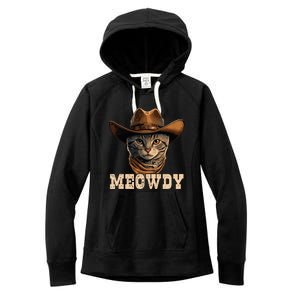 Cowboy Cat Meowdy Women's Fleece Hoodie