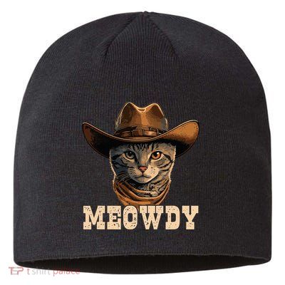 Cowboy Cat Meowdy Sustainable Beanie