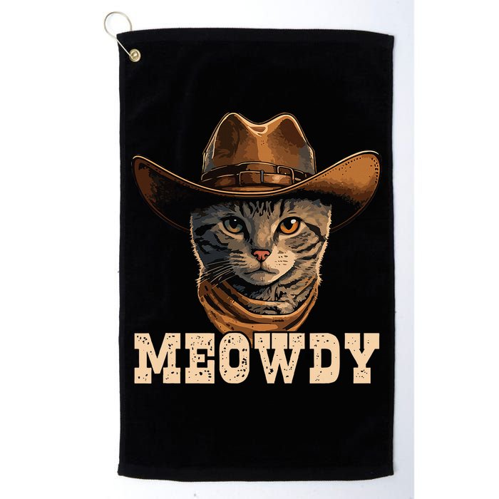 Cowboy Cat Meowdy Golf Towel