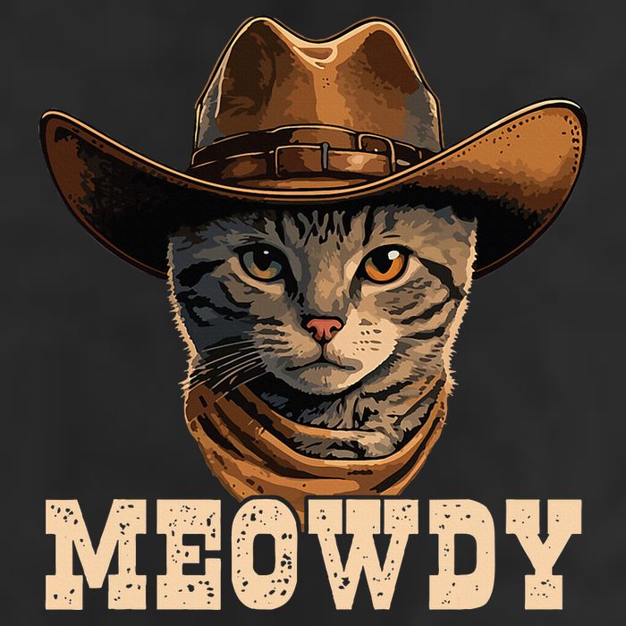 Cowboy Cat Meowdy Golf Towel