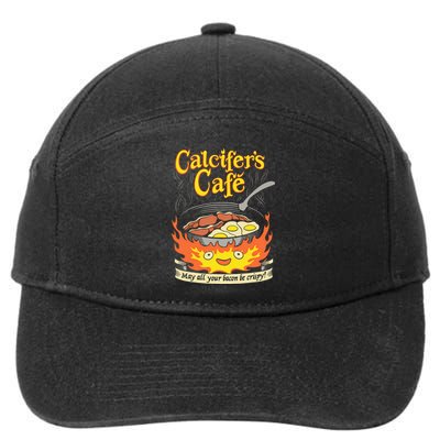 Calcifer's Cafe May All Your Bacon Eggs  7-Panel Snapback Hat