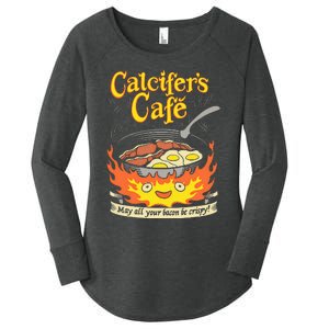 Calcifer's Cafe May All Your Bacon Eggs  Women's Perfect Tri Tunic Long Sleeve Shirt