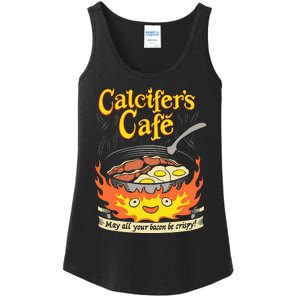 Calcifer's Cafe May All Your Bacon Eggs  Ladies Essential Tank