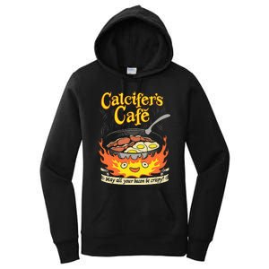 Calcifer's Cafe May All Your Bacon Eggs  Women's Pullover Hoodie