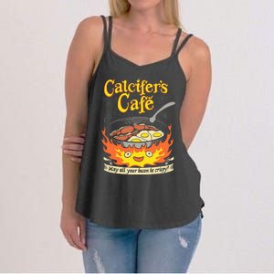 Calcifer's Cafe May All Your Bacon Eggs  Women's Strappy Tank