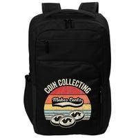Coin Collecting Makes Cents Retro Style Impact Tech Backpack