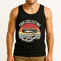Coin Collecting Makes Cents Retro Style Tank Top