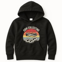Coin Collecting Makes Cents Retro Style Kids Hoodie