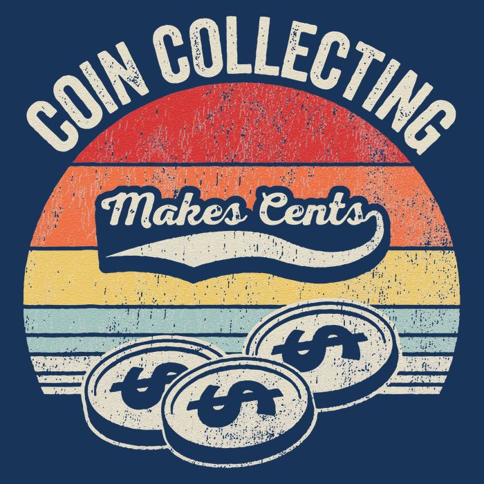 Coin Collecting Makes Cents Retro Style Infant Baby Jersey Bodysuit