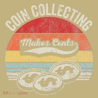 Coin Collecting Makes Cents Retro Style Sustainable Beanie