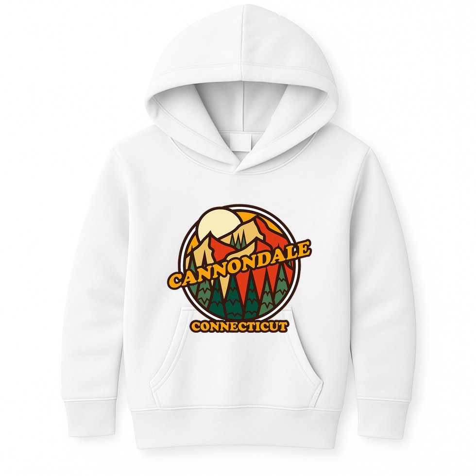 Cannondale Connecticut Mountain Hiking Souvenir Kids Hoodie
