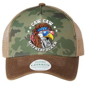 Caw Caw Motherfucker! Eagle Mullet 4th Of July Patriotic Design Legacy Tie Dye Trucker Hat