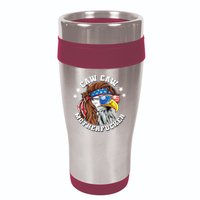 Caw Caw Motherfucker! Eagle Mullet 4th Of July Patriotic Design 16oz Travel Tumbler