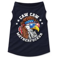 Caw Caw Motherfucker! Eagle Mullet 4th Of July Patriotic Design Doggie Tank