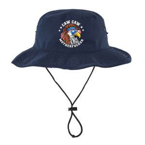 Caw Caw Motherfucker! Eagle Mullet 4th Of July Patriotic Design Legacy Cool Fit Booney Bucket Hat