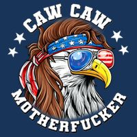 Caw Caw Motherfucker! Eagle Mullet 4th Of July Patriotic Design Youth Performance Sprint T-Shirt
