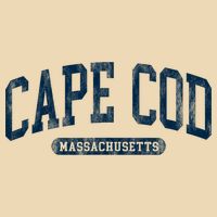Cape Cod Massachusetts Retro Preppy Throwback Drawstring Bag