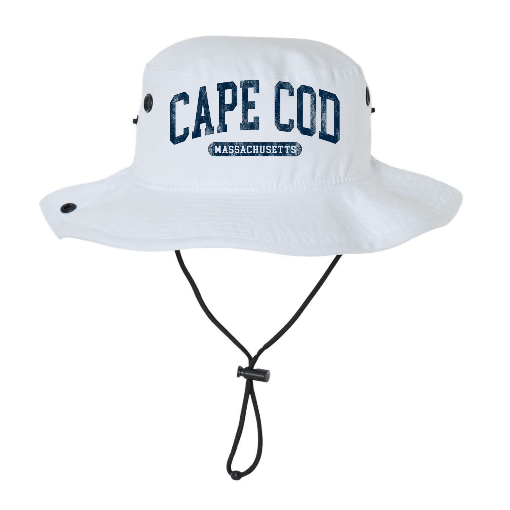 Cape Cod Massachusetts Retro Preppy Throwback Bucket Hat