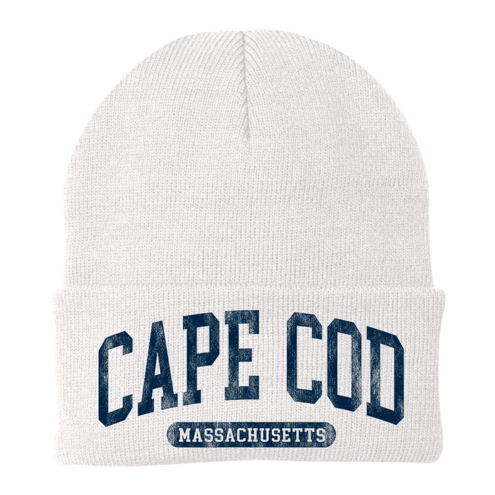 Cape Cod Massachusetts Retro Preppy Throwback Beanie