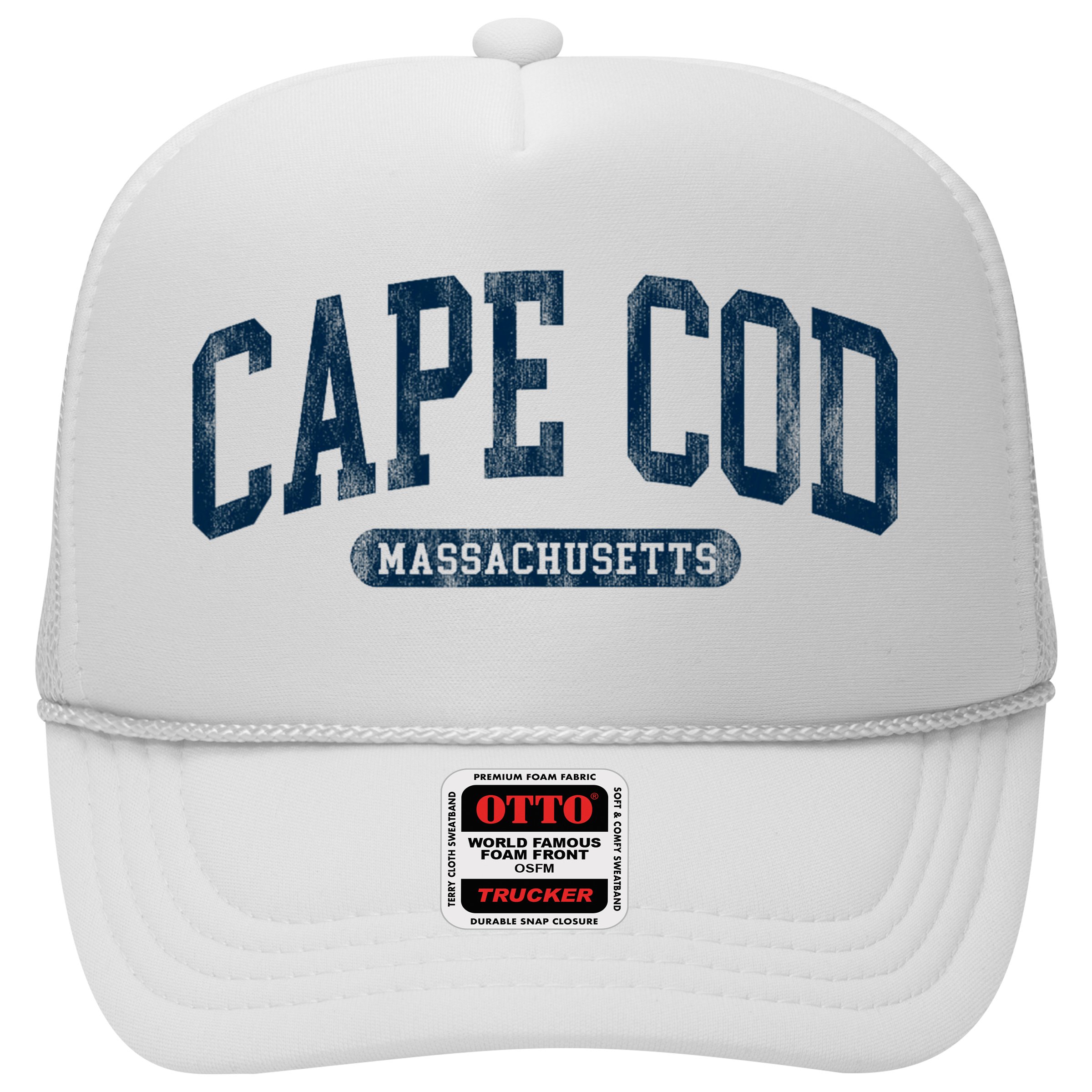 Cape Cod Massachusetts Retro Preppy Throwback Hat