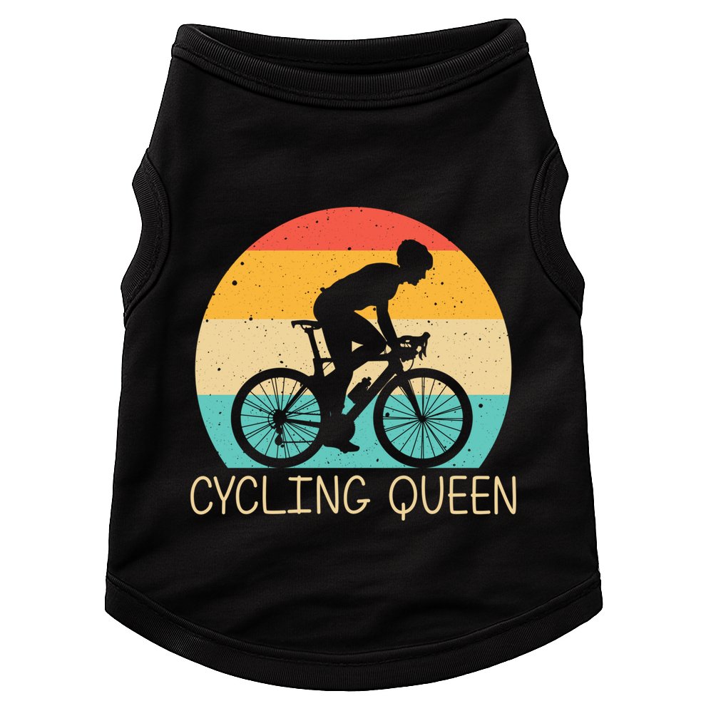 Cool Cycling Mom Cyclist Bicycle Mountain Biking Funny Gift Doggie Tank