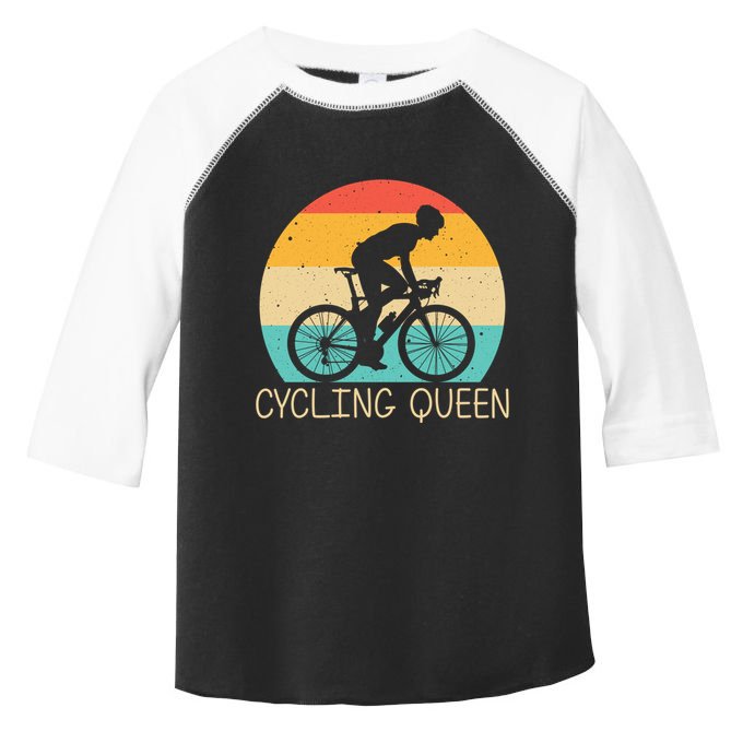 Cool Cycling Mom Cyclist Bicycle Mountain Biking Funny Gift Toddler Fine Jersey T-Shirt