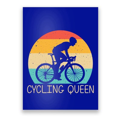 Cool Cycling Mom Cyclist Bicycle Mountain Biking Funny Gift Poster