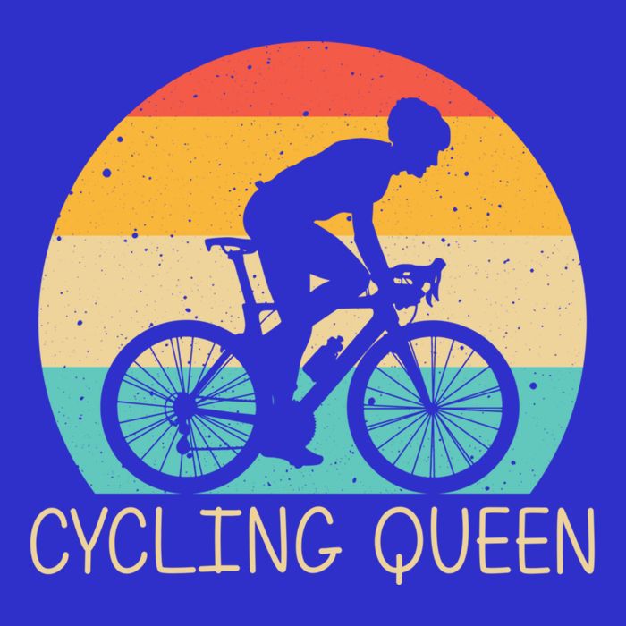 Cool Cycling Mom Cyclist Bicycle Mountain Biking Funny Gift Zip Tote Bag