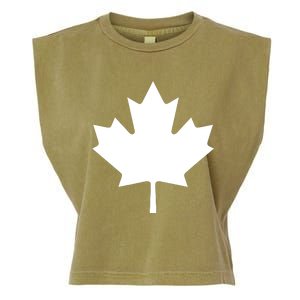 Canada Canadian Maple Flag Canada Day Garment-Dyed Women's Muscle Tee