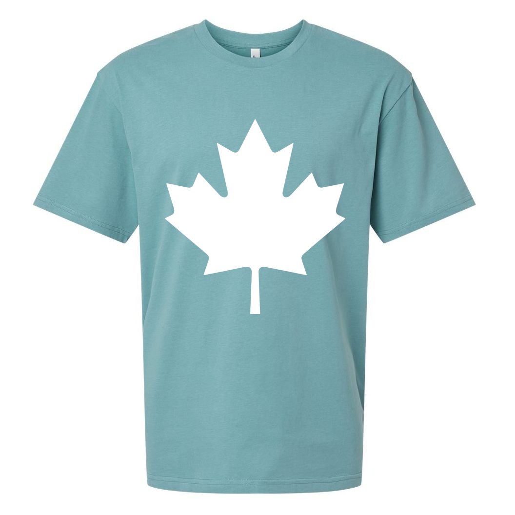Canada Canadian Maple Flag Canada Day Sueded Cloud Jersey T-Shirt