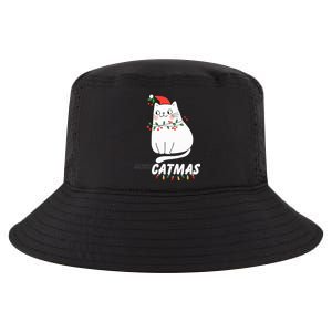 Cute Cat Merry Catmas Christmas Cat Lovers Santa Pajama  Cool Comfort Performance Bucket Hat