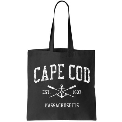 Cape Cod Ma Vintage Crossed Oars & Boat Anchor Sports Bag