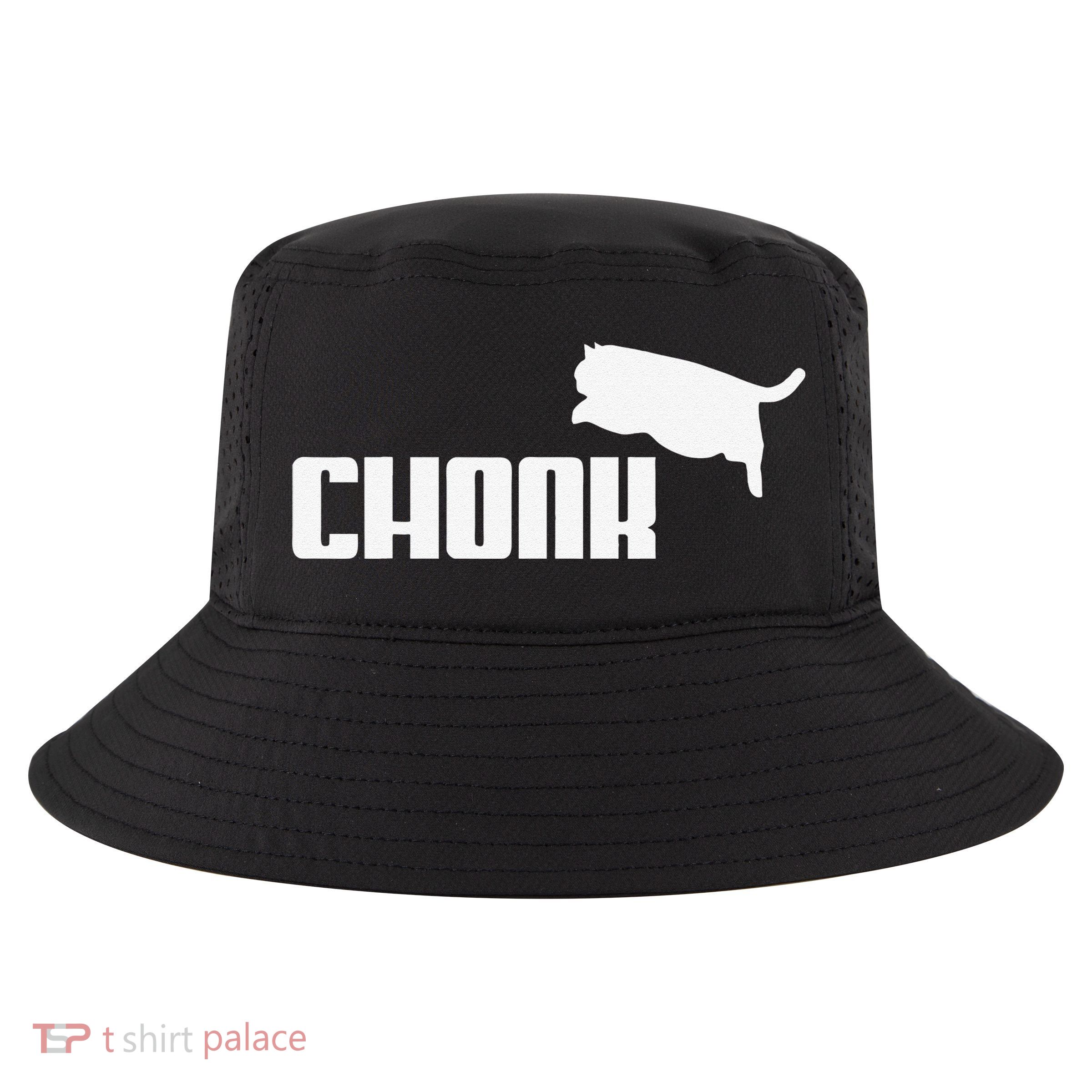 Chonk Cat Meme Funny Cool Comfort Performance Bucket Hat