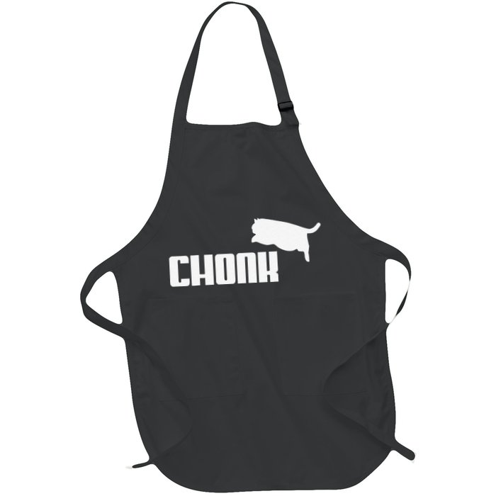 Chonk Cat Meme Funny Apron
