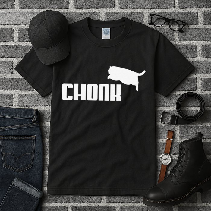 Chonk Cat Meme Funny Tall T-Shirt