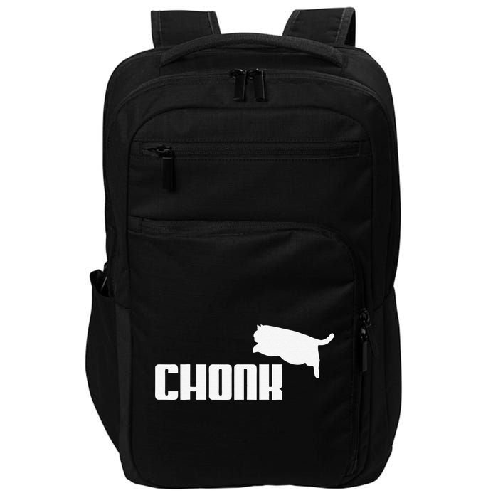Chonk Cat Meme Funny Impact Tech Backpack
