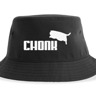 Chonk Cat Meme Funny Sustainable Bucket Hat