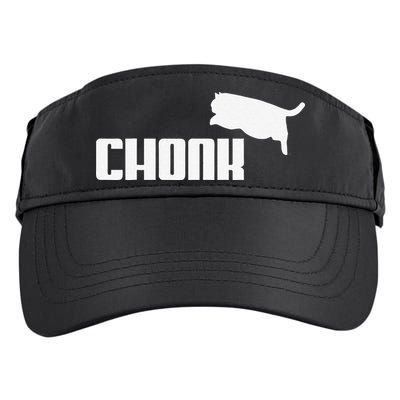 Chonk Cat Meme Funny Adult Drive Performance Visor