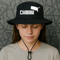 Chonk Cat Meme Funny Bucket Hat