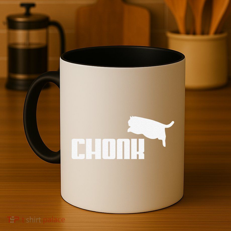 Chonk Cat Meme Funny Mug
