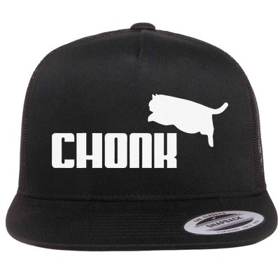 Chonk Cat Meme Funny Flatbill Hat