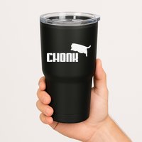 Chonk Cat Meme Funny Tumbler