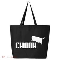 Chonk Cat Meme Funny 25L Jumbo Tote