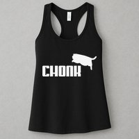 Chonk Cat Meme Funny Womens Tank Top