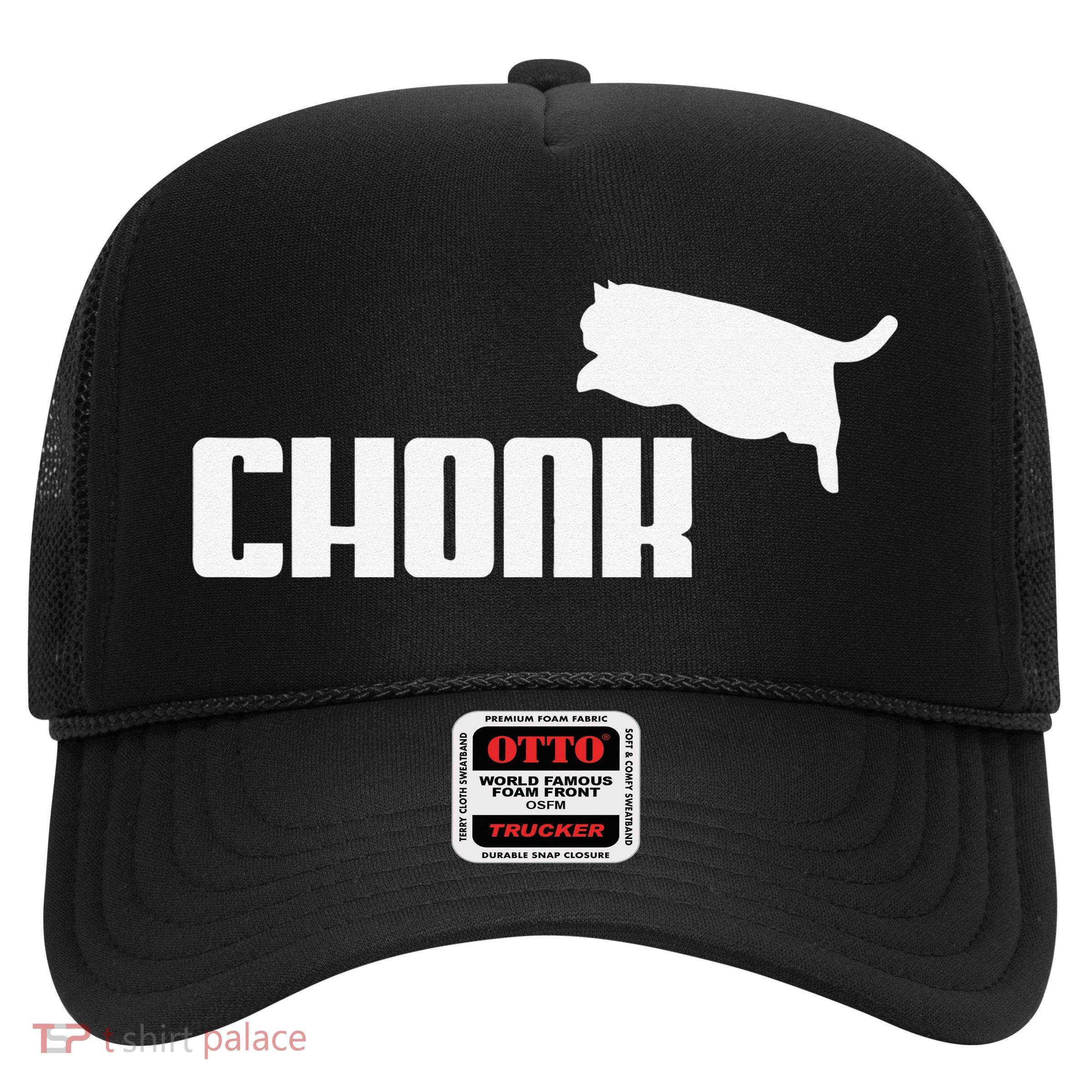 Chonk Cat Meme Funny Trucker Hat